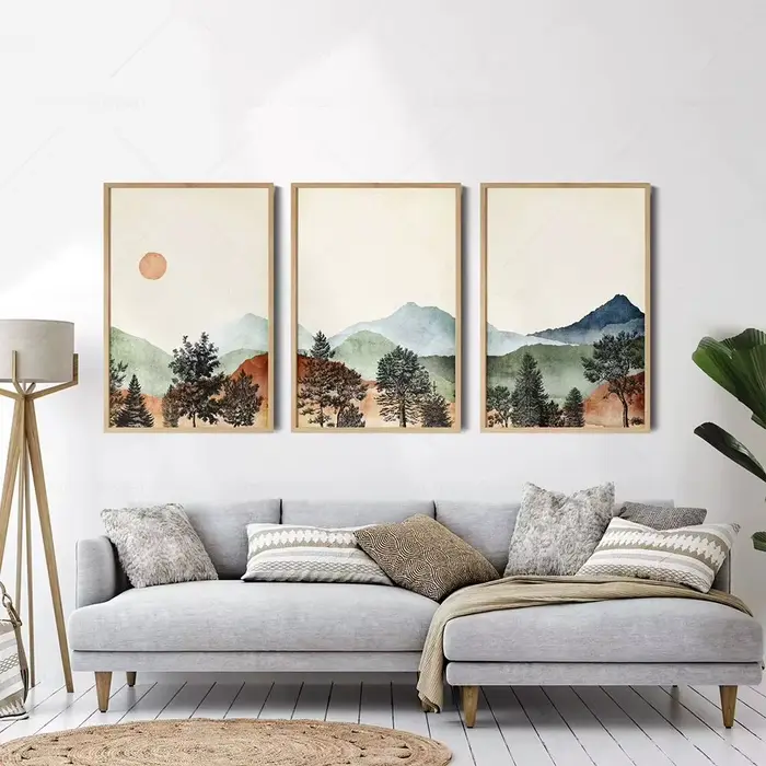 Toile d'art mural aquarelle