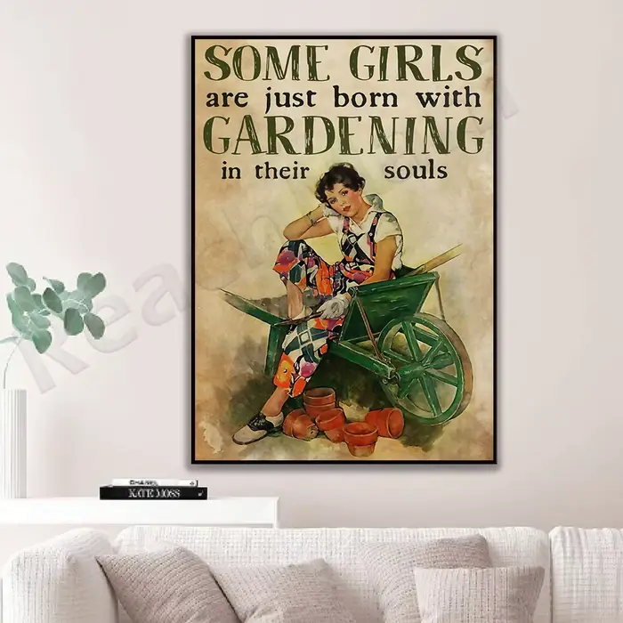 Affiche de jardinier de jardin