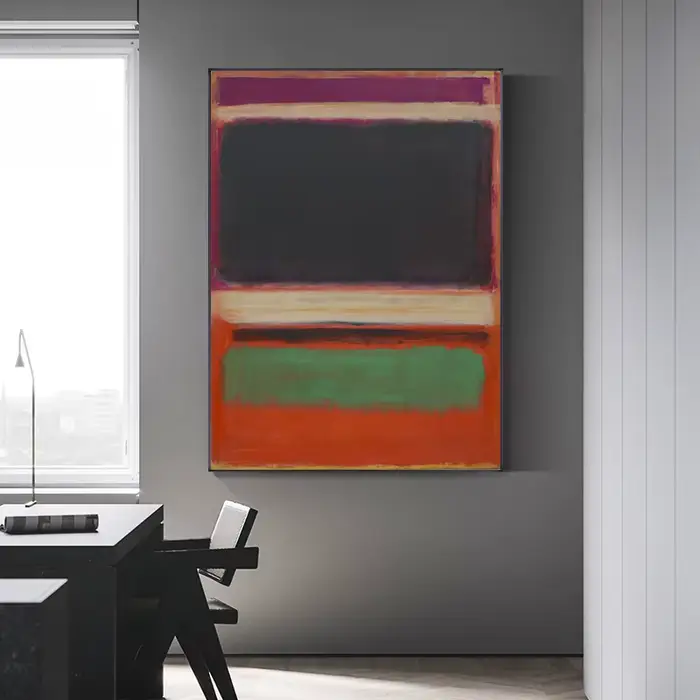 Peinture sur toile abstraite Mark Rothko