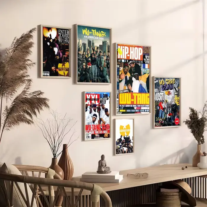 Affiches autocollantes de film Singer W-WU-T--TANG