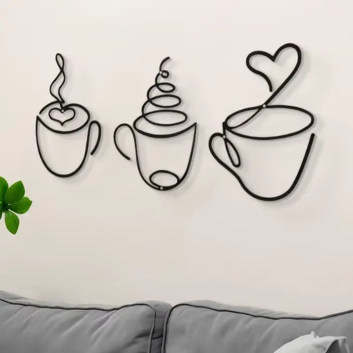 Tentures murales créatives pour café
