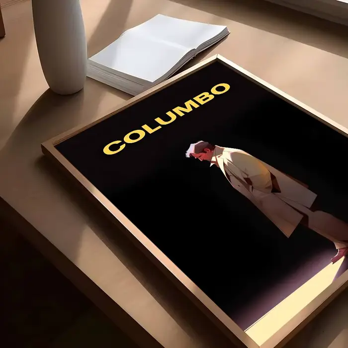 Affiche autocollante de films classiques C-Columbo