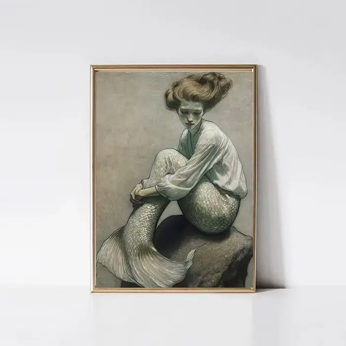 Merman – affiche de sirène masculine