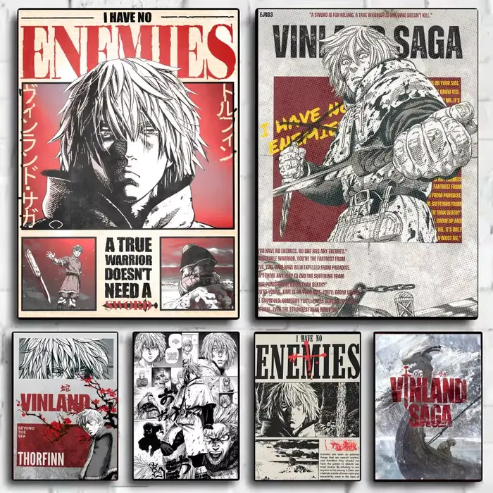 Affiche murale tendance de l'anime v-vinland Saga