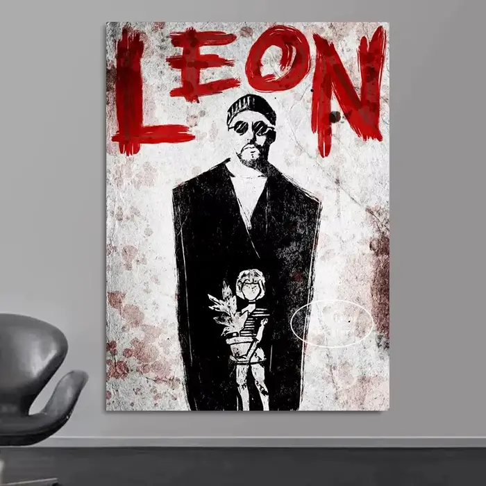 Affiches de film Leon imprimées célèbres