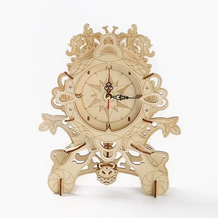 Horloge hibou 3D Puzzle en bois