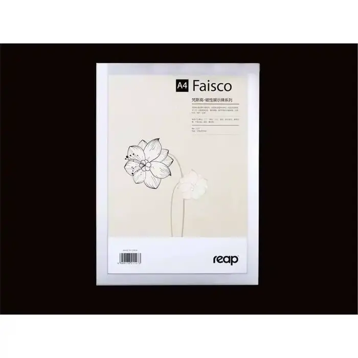 5 pièces 148X210mm argent fenêtre Photo affiche porte-signe en plastique Double face adhésif