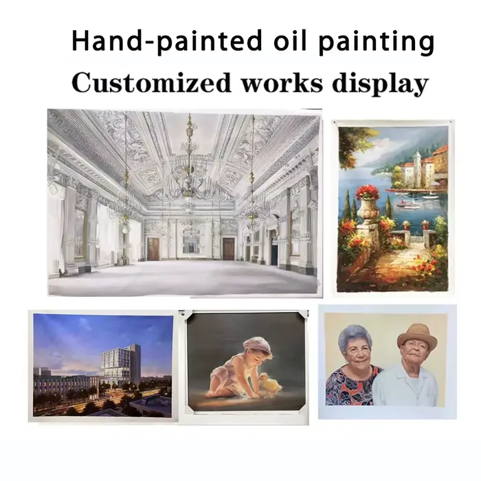 Peinture à l'huile personnalisée peinte à la main