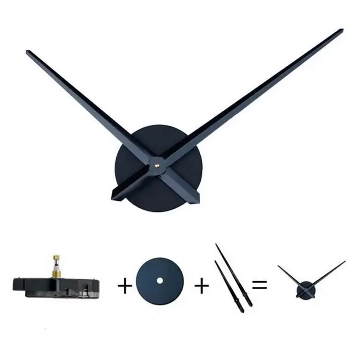 Grand mécanisme de mouvement d'horloge murale