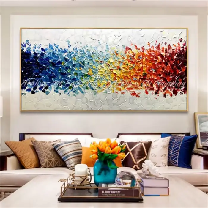 Classique Abstrait Esthétique Mur Art Bloc Texture HD Huile Sur Toile Affiches Et Impressions Maison Chambre Salon Décoration