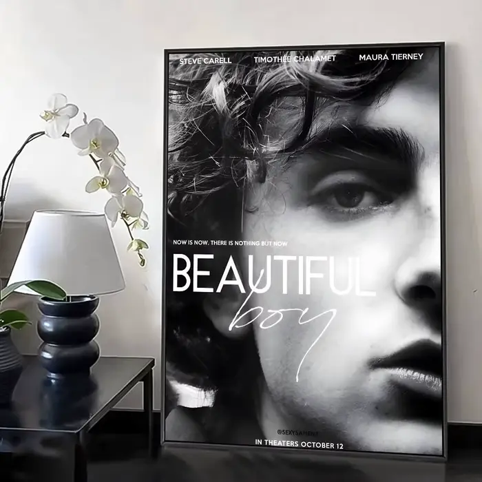 Affiche de film beau garçon, art HD, mur collant, imperméable, pour la maison, le salon, la chambre 