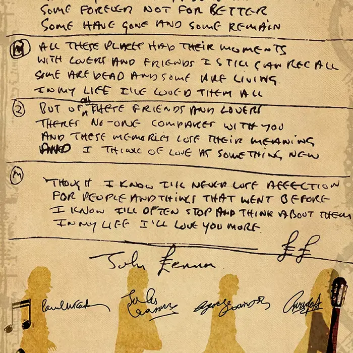 Abbey Road – affiche d'album de musique