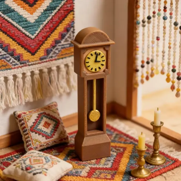 Horloge miniature pour maison de poupée