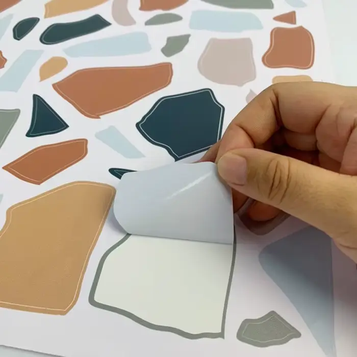 Autocollant mural en marbre pour salon et chambre à coucher