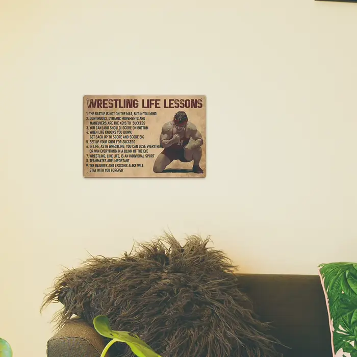 Putuo Decor-Slogan inspirant, Lutte, Leçons de vie, Art mural, Décoration pour la maison, Salon, Gym