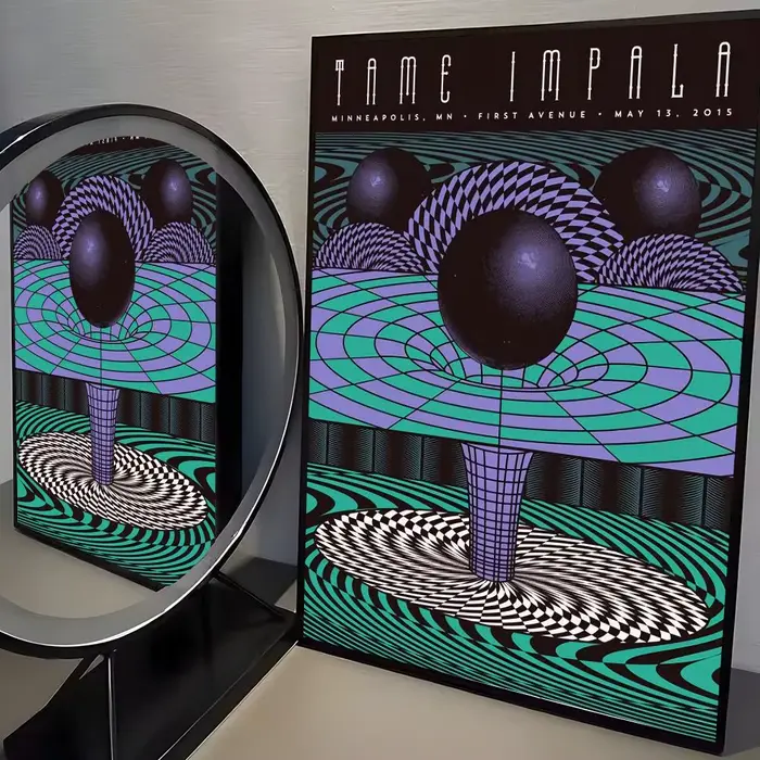 Affiche T-tame Impala, autocollant mural moderne en papier PP, décoratif minimaliste pour café, bure