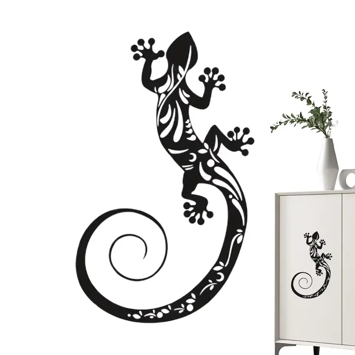 Décorations Gecko en métal