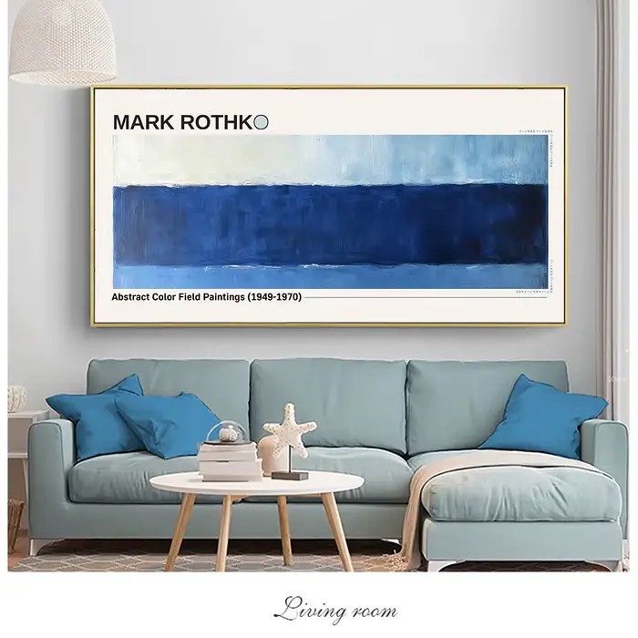 Mark Rothko – peinture sur toile de champ de couleurs abstraites
