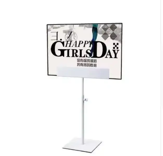 Support d'affiche de Table en métal noir, présentoir de bannière, présentoir d'affichage, porte-affi