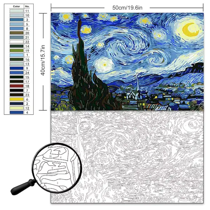 Van Gogh – peinture par numéros