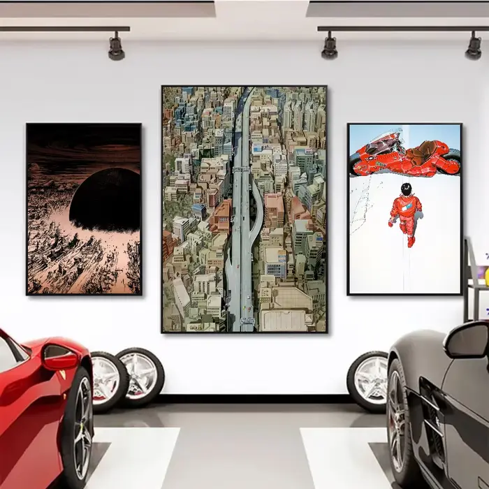 Affiche de Dessin Animé A-akira Auto-Adhésive en Papier Imperméable