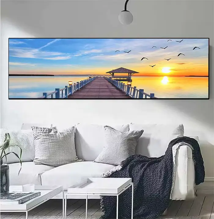 Peinture murale imprimée sur toile