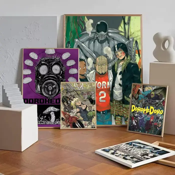 Affiche en papier imprimé de dessin animé d-dorohedoro