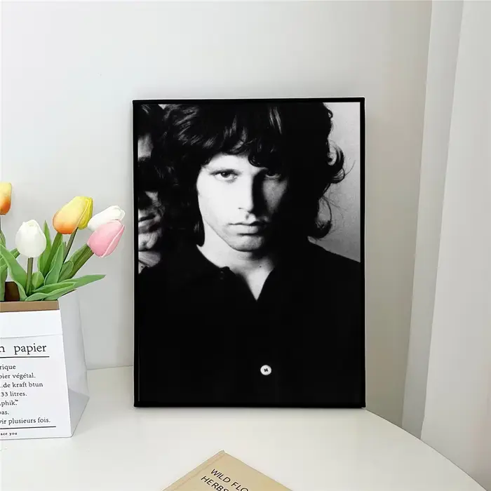 Affiche auto-adhésive The Doors Jim Morrison, 1 pièce, autocollant en papier imperméable, décoration