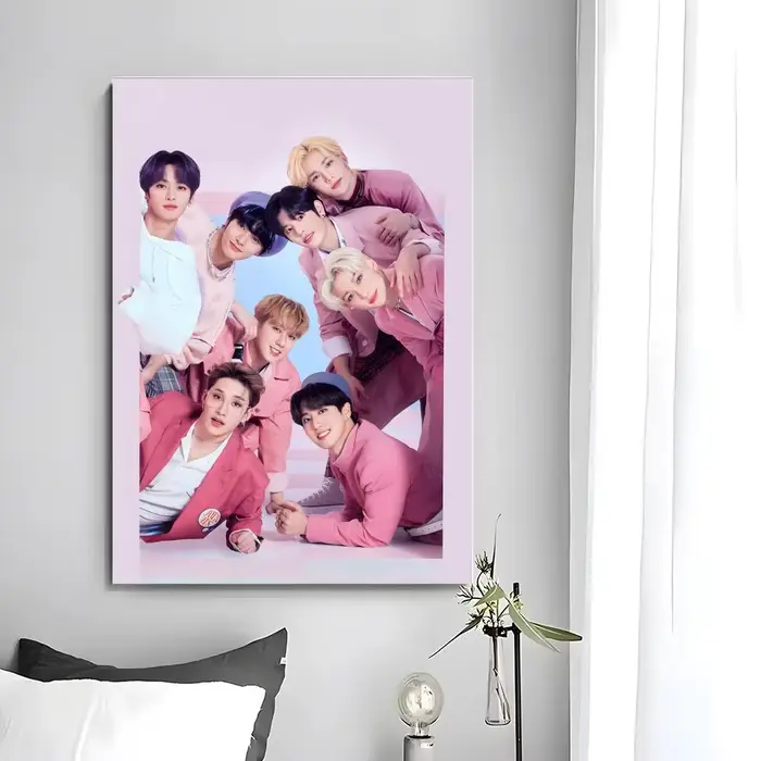 Affiche murale du groupe S-Stray K-Kids, impression artistique adaptée au salon, chambre à coucher, 