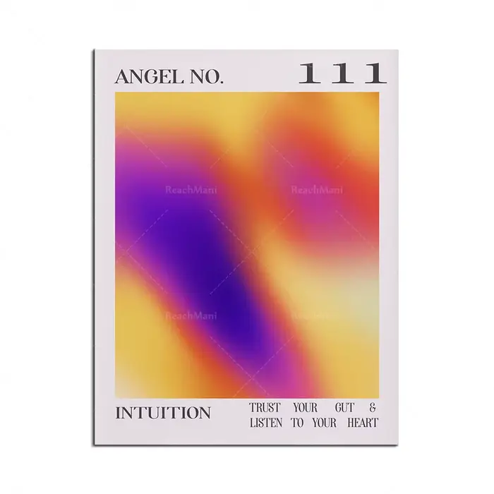 Affiche de Halo Tir d'Ange, Grainy Gradient, Impression d'Massage, Art Esthétique, Décoration de la Maison des Années 70, Affiche Murale à la Mode