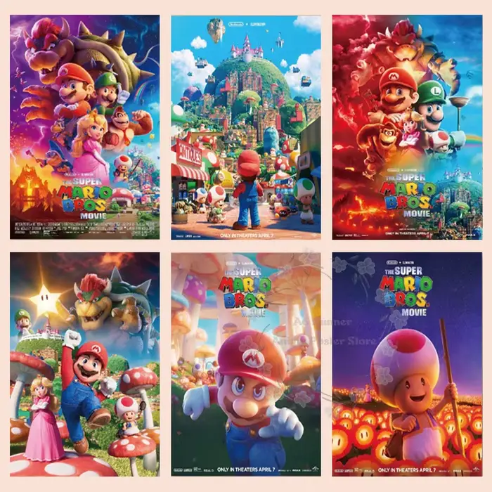 Affiche de film M-Mario Brothers Galaxy