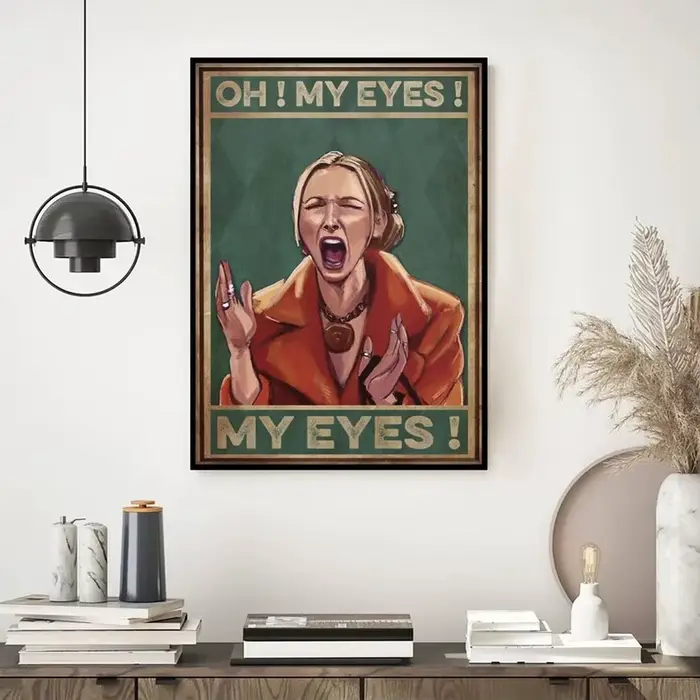 Phoebe Buffay "Oh My Eyes" drôle classique émission de télévision amis affiche toile peinture mur Art photos pour salon décor à la maison
