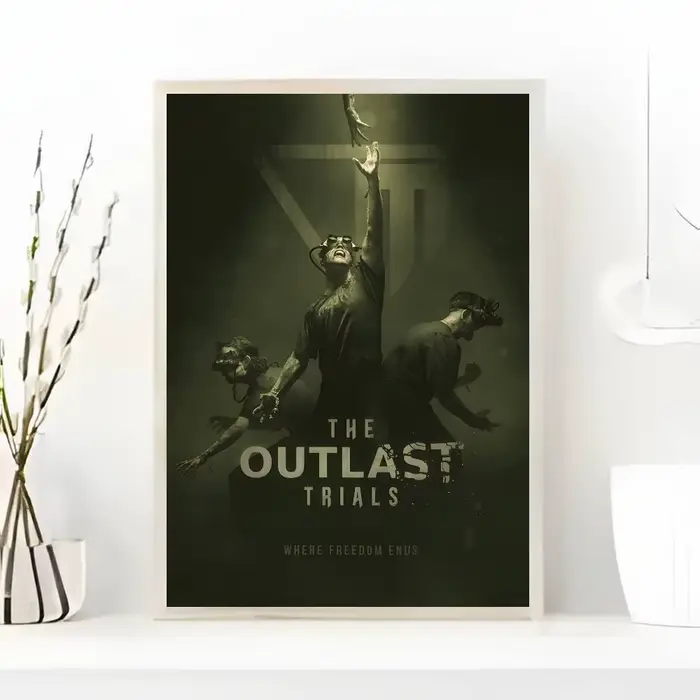 Affiche d'art de jeu d'horreur classique, avec imprimés, décoration de maison, chambre à coucher, sa