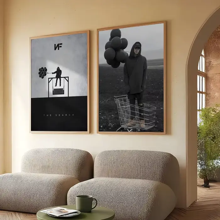 Affiche murale de rappeur N-NF