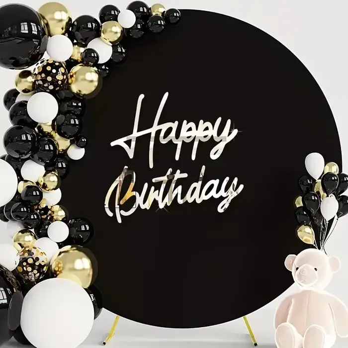 Autocollant mural en acrylique « Joyeux Anniversaire » pour la décoration de chambre, fête d'anniver