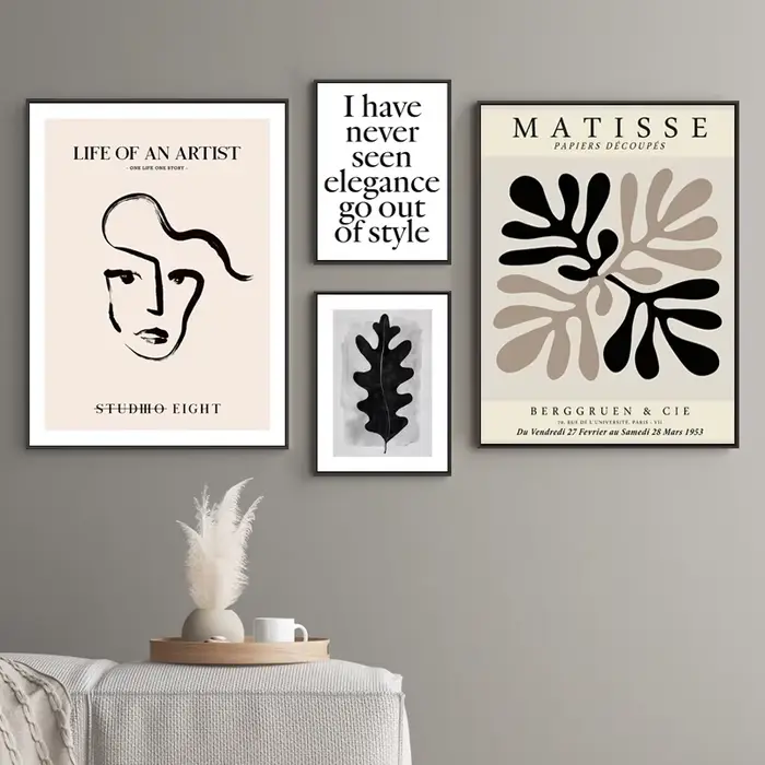 Célèbre affiche d'art mural de Picasso