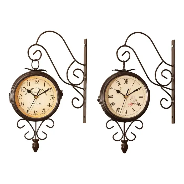 Horloge murale Double face
