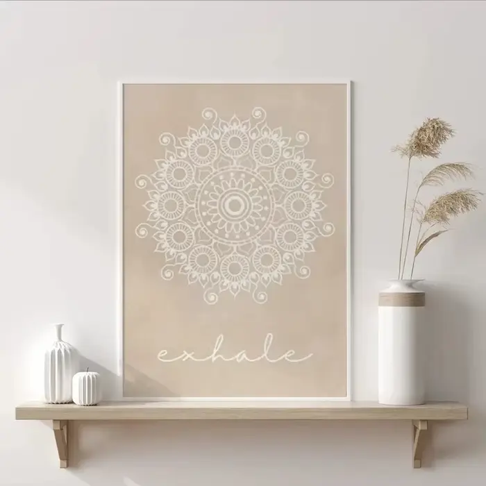 Toile d'art mural Mandala abstrait
