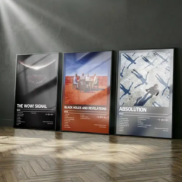 Ensemble d'affiches d'album Muse