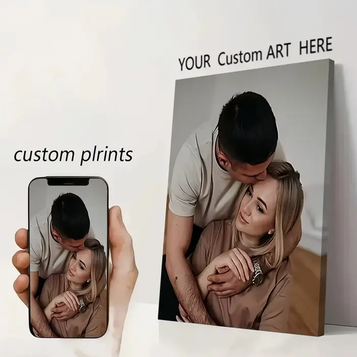 Peinture sur toile personnalisée à partir de vos photos