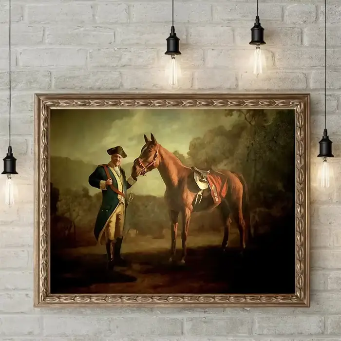 Peinture sur toile vintage Tony Soprano PieOMy Horse