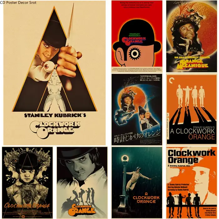 Affiche de Film classique A Clockwork Orange