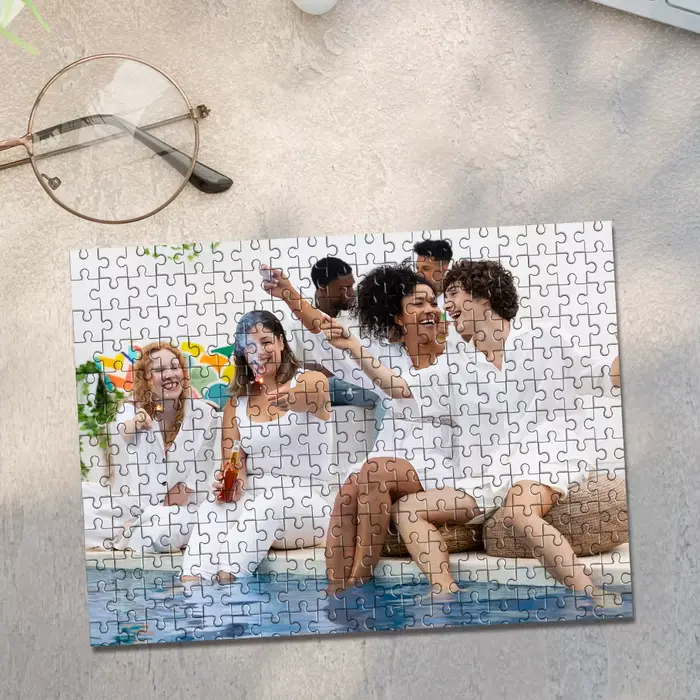 Puzzle Photo personnalisé, cadre Photo de fête, comme cadeau de souvenir Unique pour la famille et les amis, 35/300/500/1068 pièces