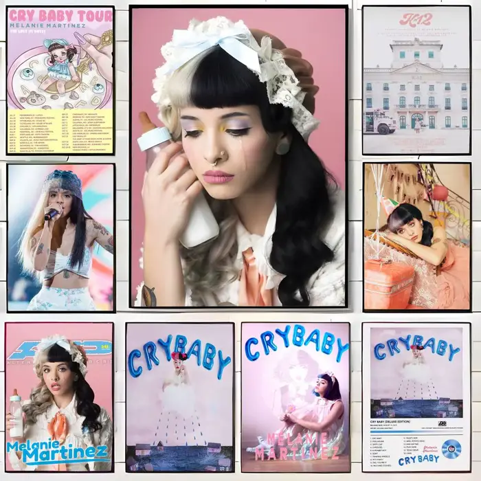 Affiche murale décorative de la chanteuse M-Melanie Martinez