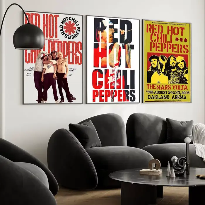 R-rouge chaud c-chili poivrons affiche affiches peintures décoratives étude chambre Bar fond