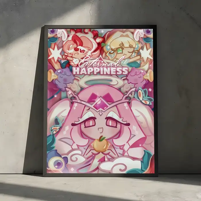 Affiche décorative murale Game Cookie Run K-Kingdom, autocollants d'art mural, impression photo pour