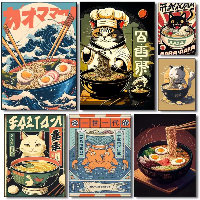 Affiche d'art Ramen du japon