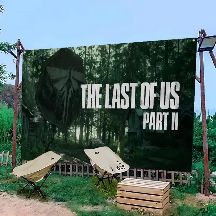 Bannière de décoration intérieure The Last of Us MOVIE, style rétro, motifs multiples, pour studio o
