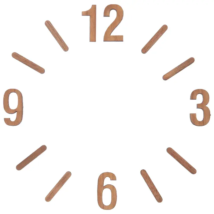 1 jeu d'horloge murale, bricolage, Kit de chiffres d'horloge, chiffres d'horloge de remplacement