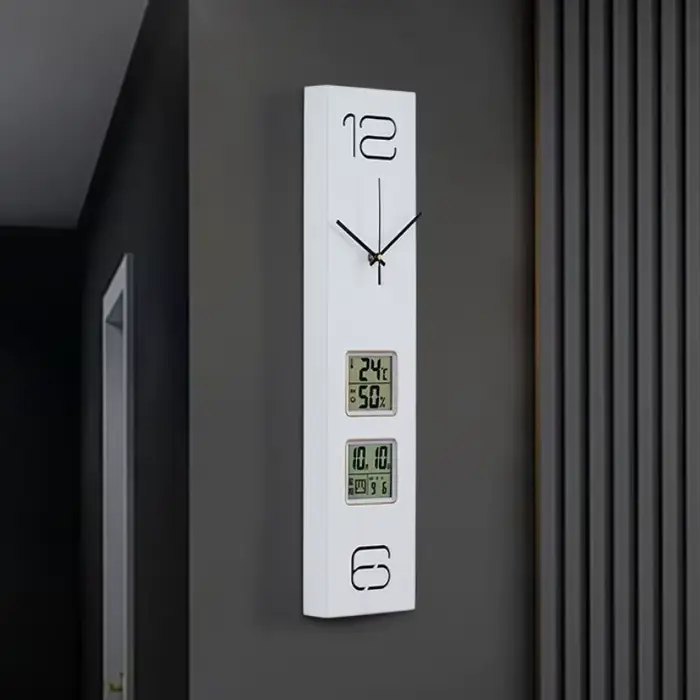 Grande horloge murale Design moderne bois